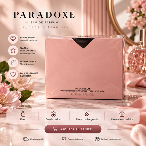 Effet Paradoxal – Eau de Parfum Femme Florale Ambrée – 90ml